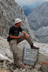 Richard at the German border